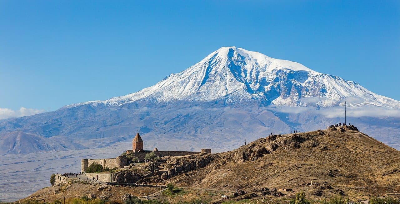Khor Virap monastery with Mount Ararat, Armenia