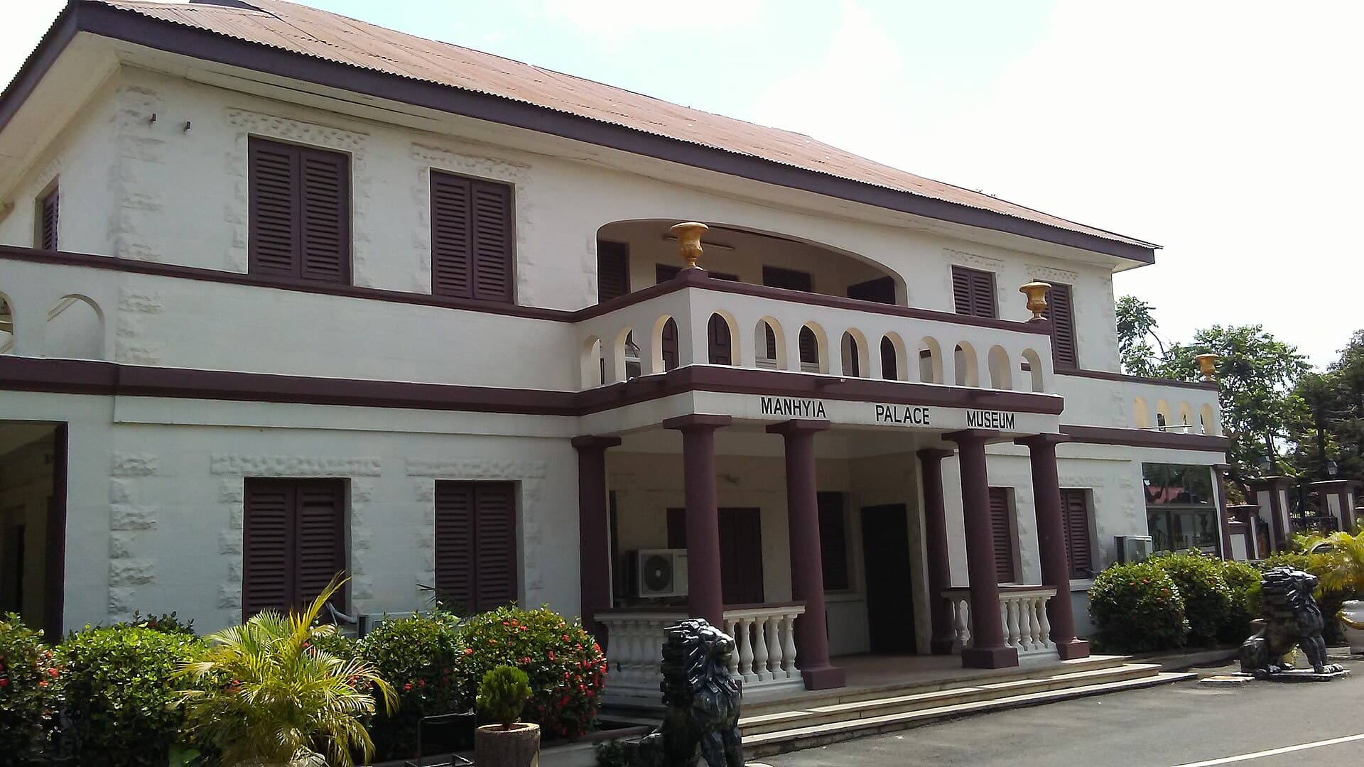 The Manhyia Palace Museum at Kumasi, the former residence of the Asantehene, now the museum of the Asante royal house