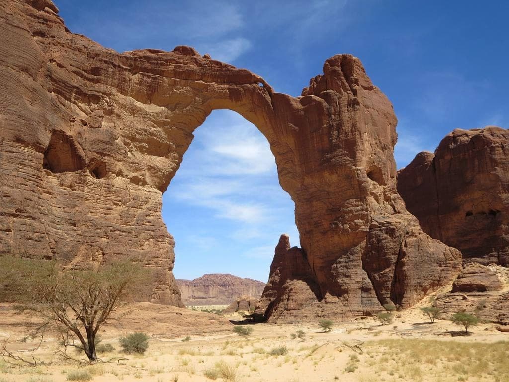 Aloba Arch in the Ennedi Massif, Chad