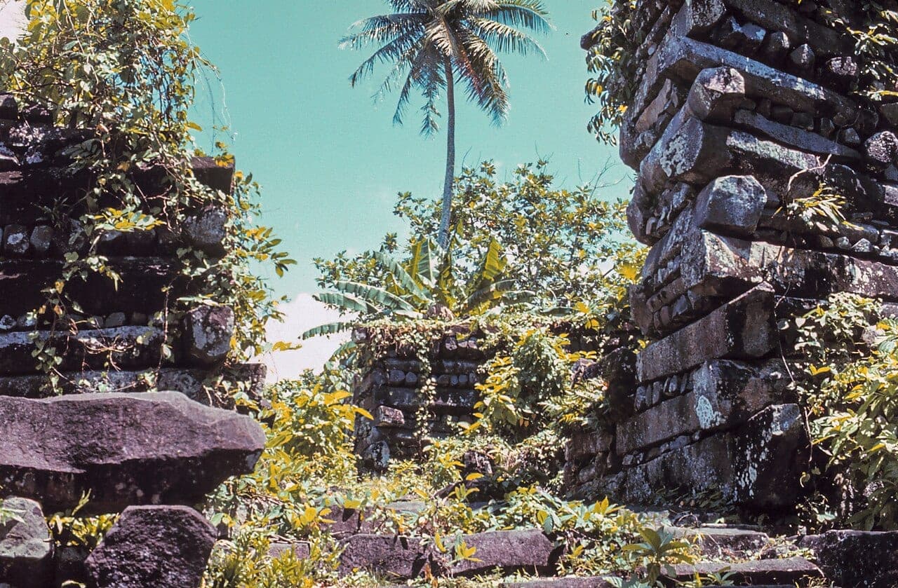 The stone ruins of Nan Madol, Pohnpei, Micronesia