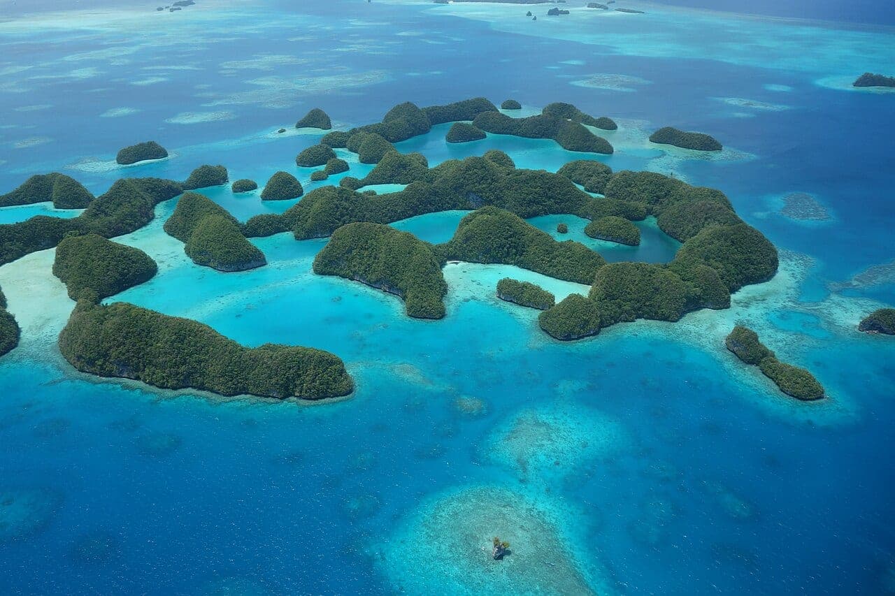 The Rock Islands of Palau
