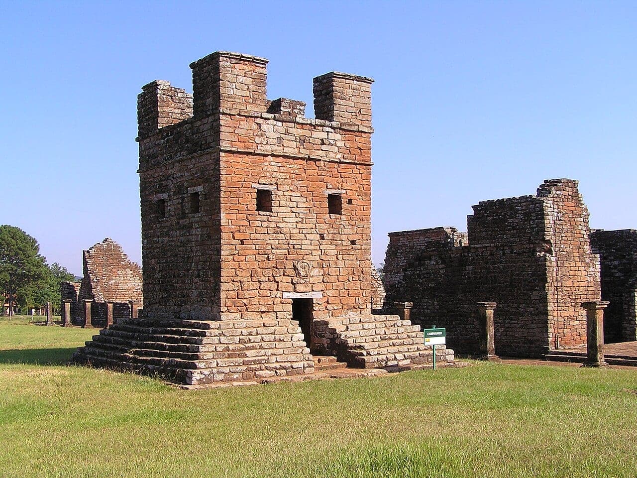The Jesuit mission ruins of La Santísima Trinidad, Paraguay