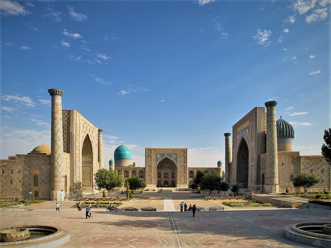 The Registan in Samarkand, Uzbekistan