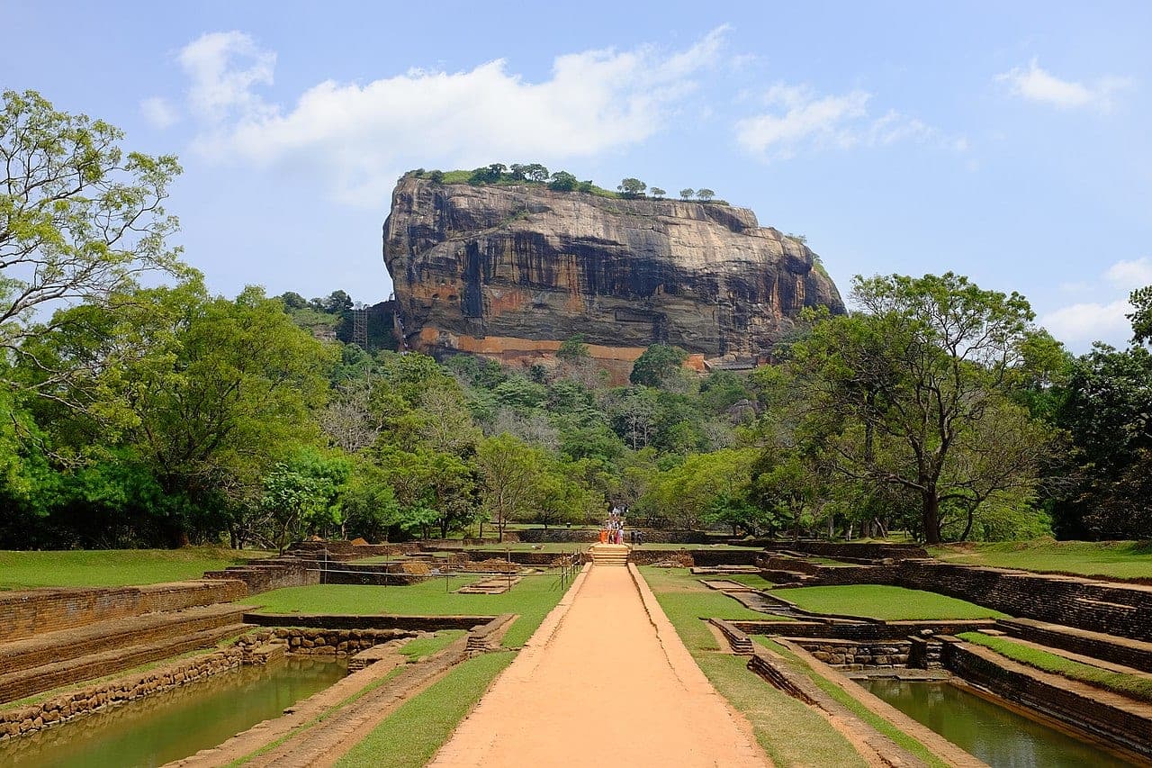 The rock fortress of Sigiriya, Sri Lanka