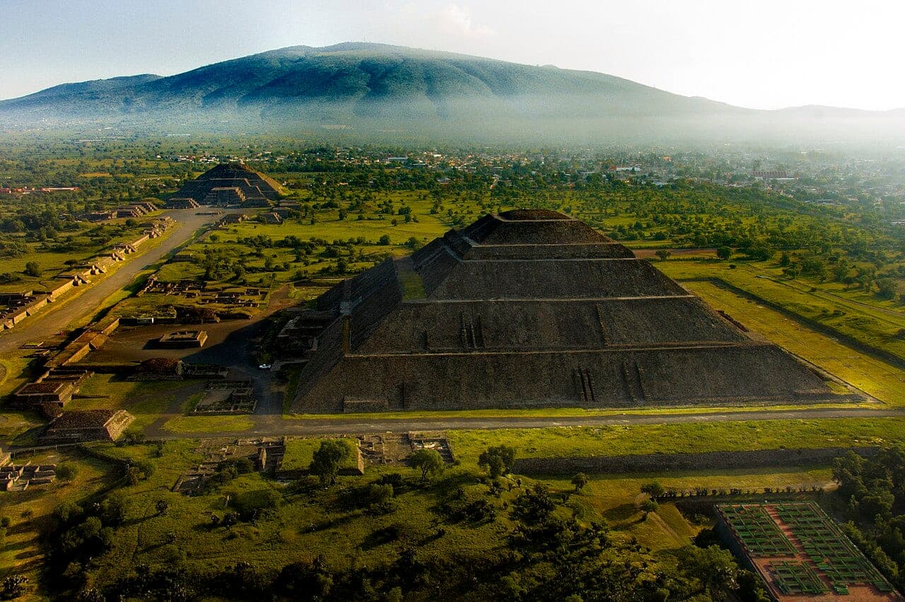 The pyramids of Teotihuacan, Mexico