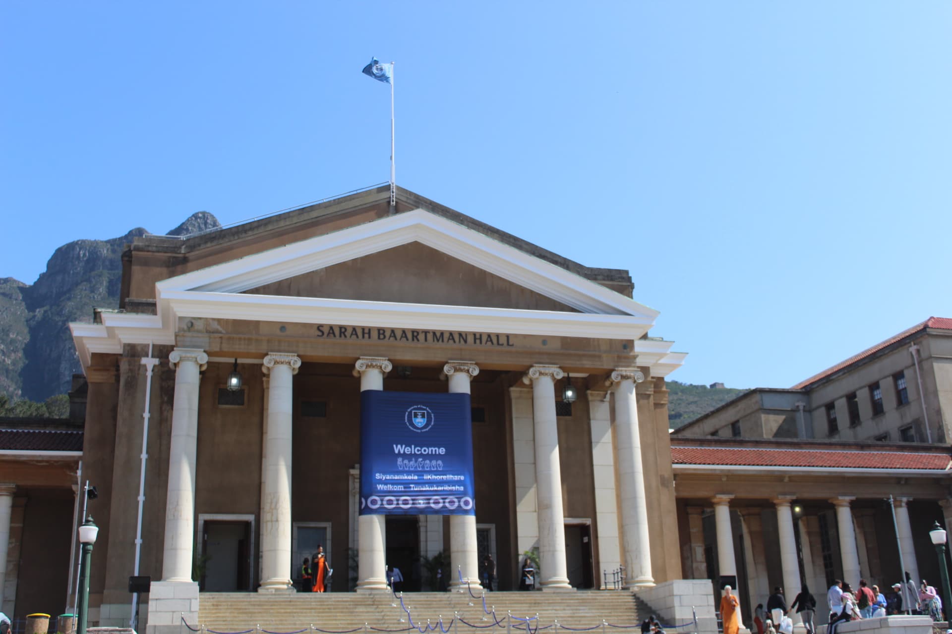 Sarah Baartman Hall on the upper campus of the University of Cape Town