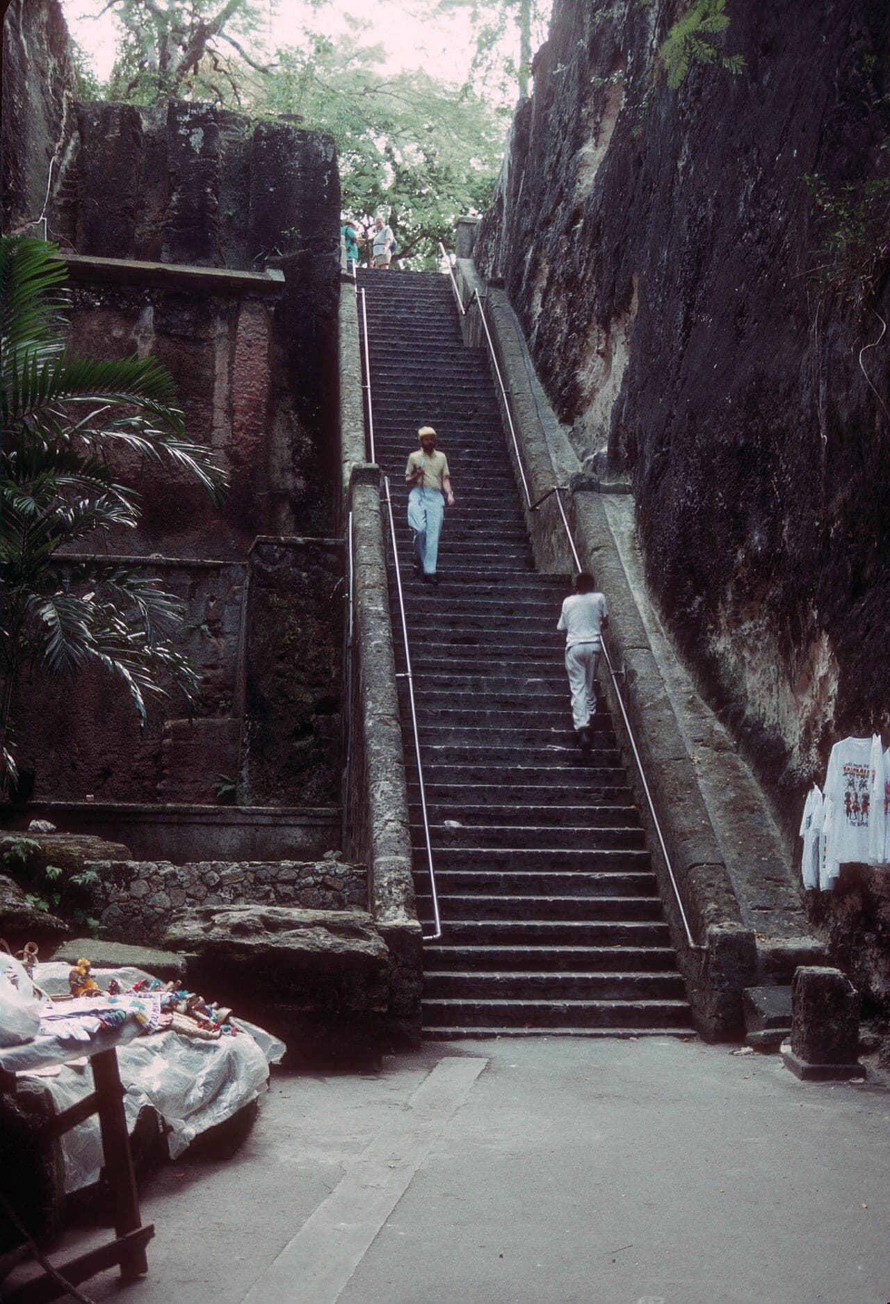 The Queen's Staircase in Nassau, Bahamas