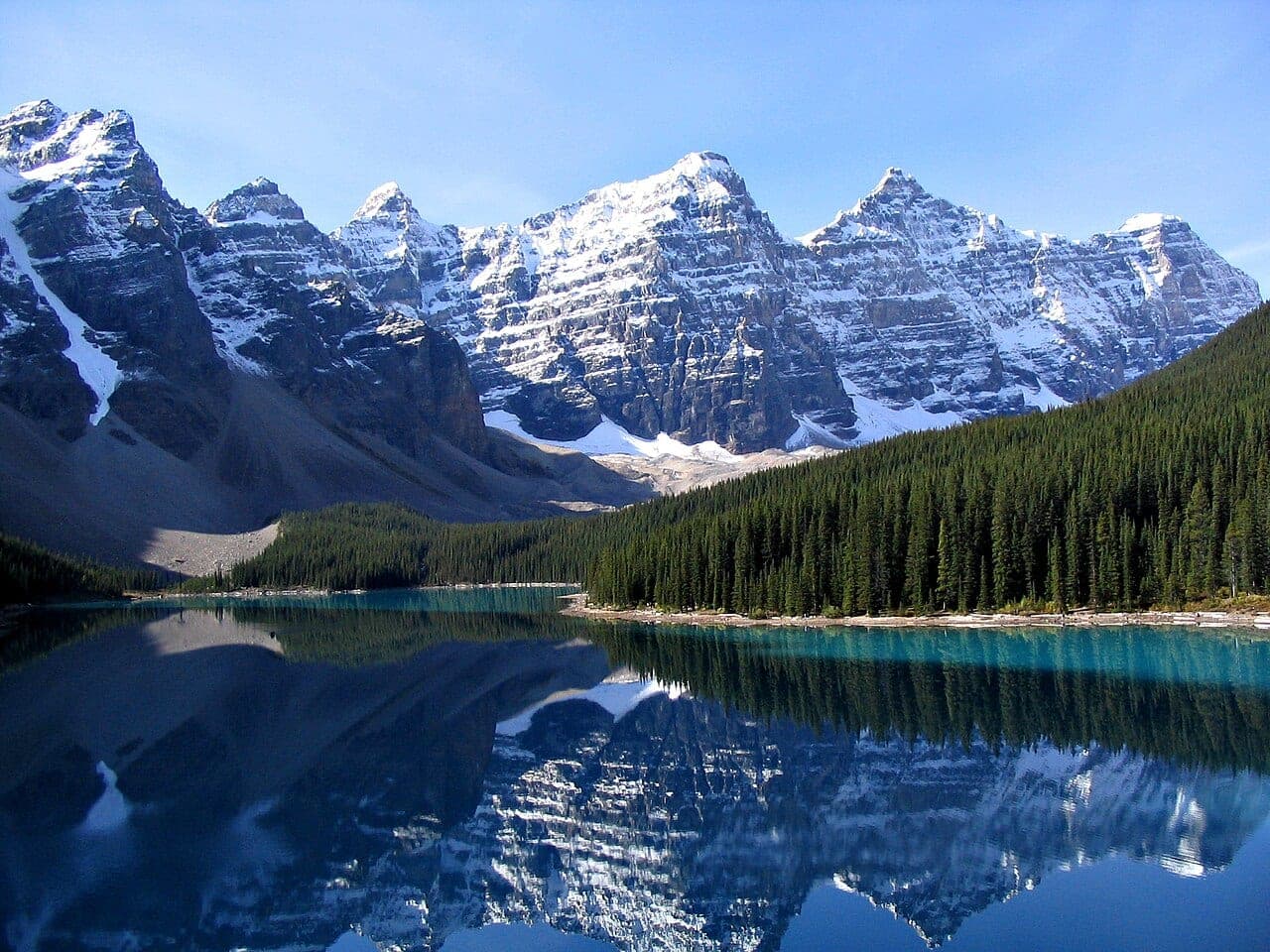 Moraine Lake in Banff National Park, Canada
