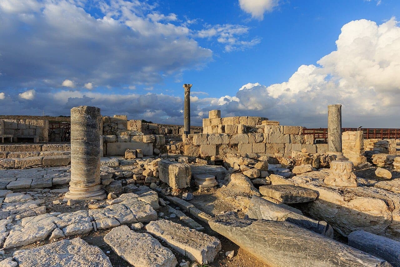 The Greco-Roman ruins of Kourion, Cyprus