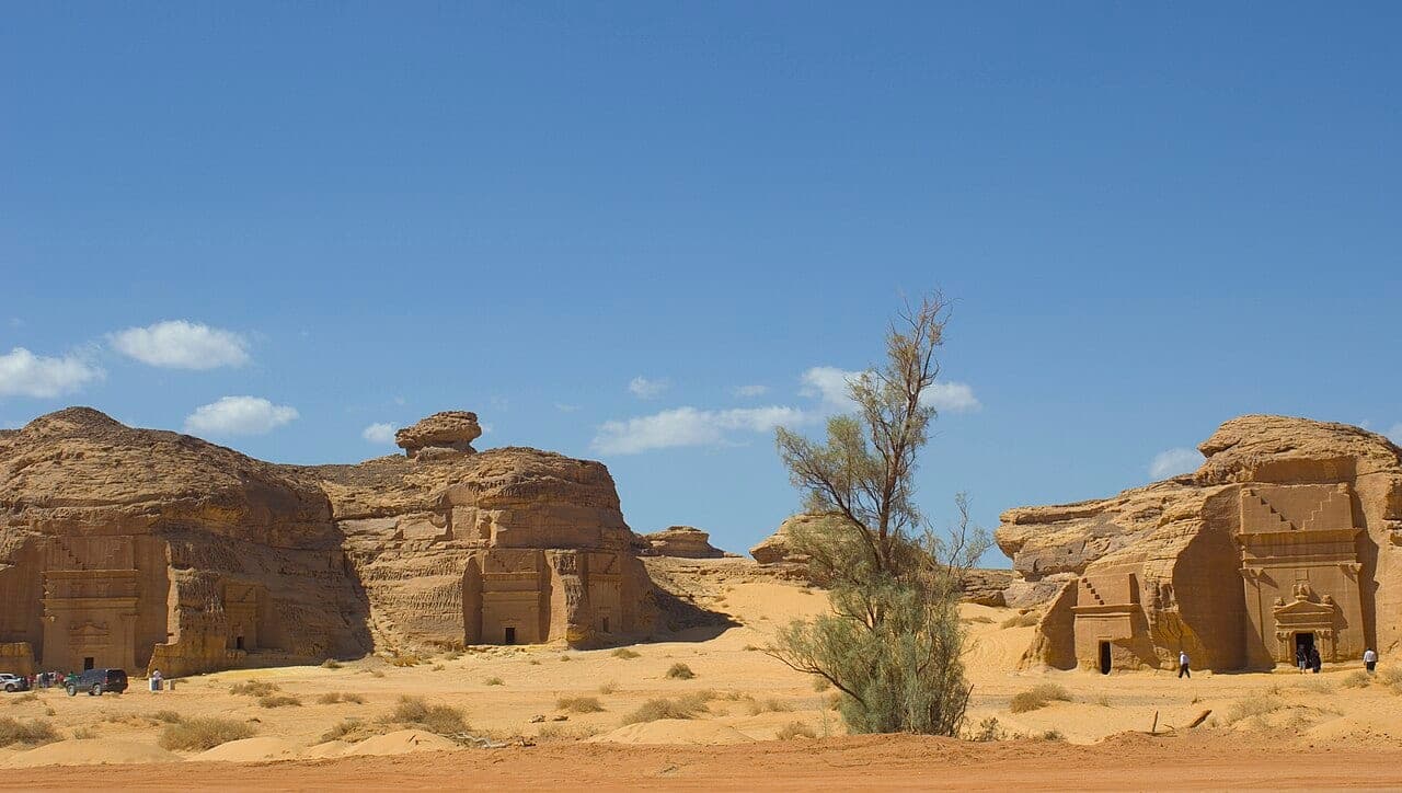 Nabataean tombs at Hegra (Mada'in Salih), Saudi Arabia