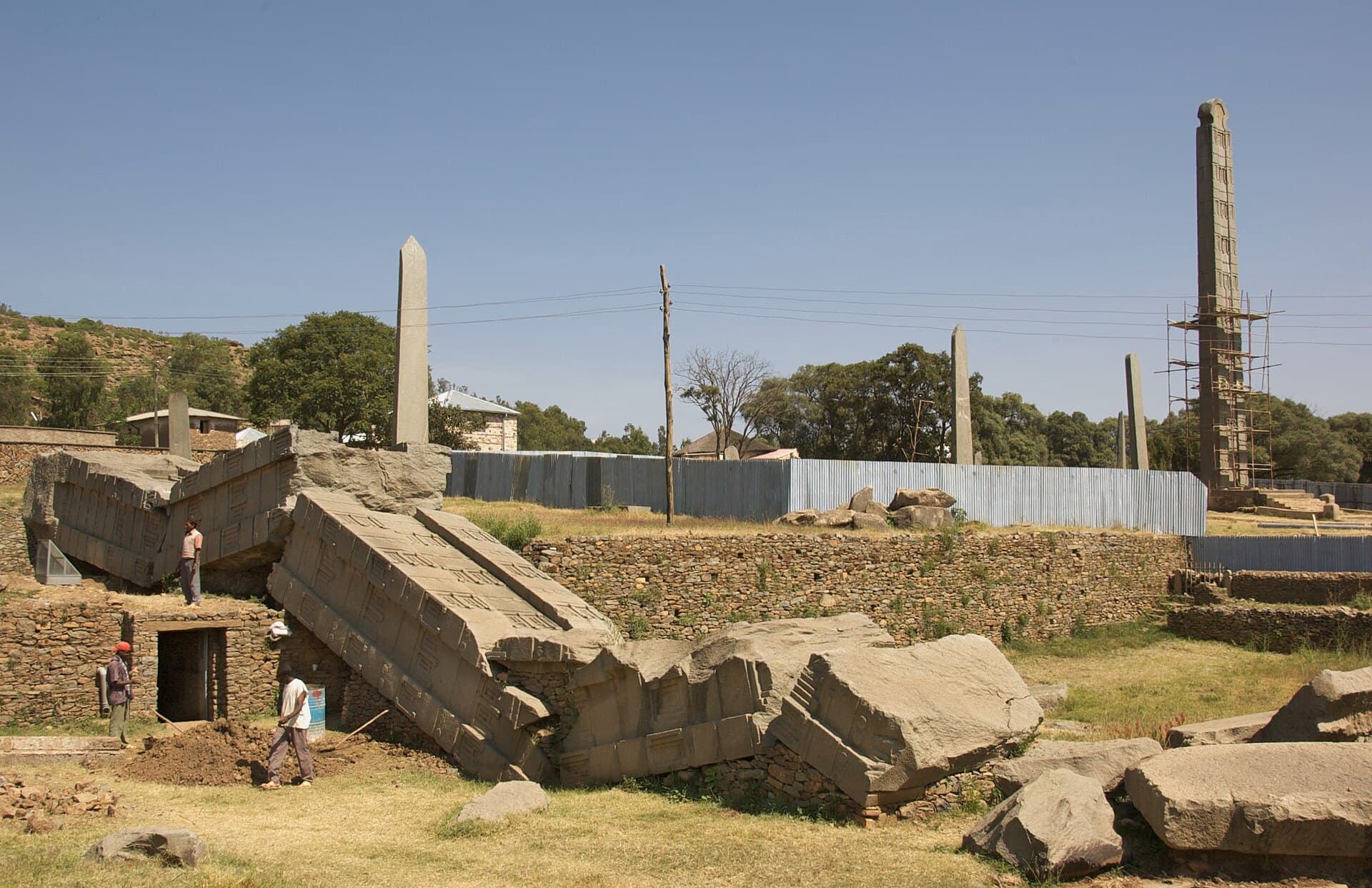 The northern stelae field at Aksum