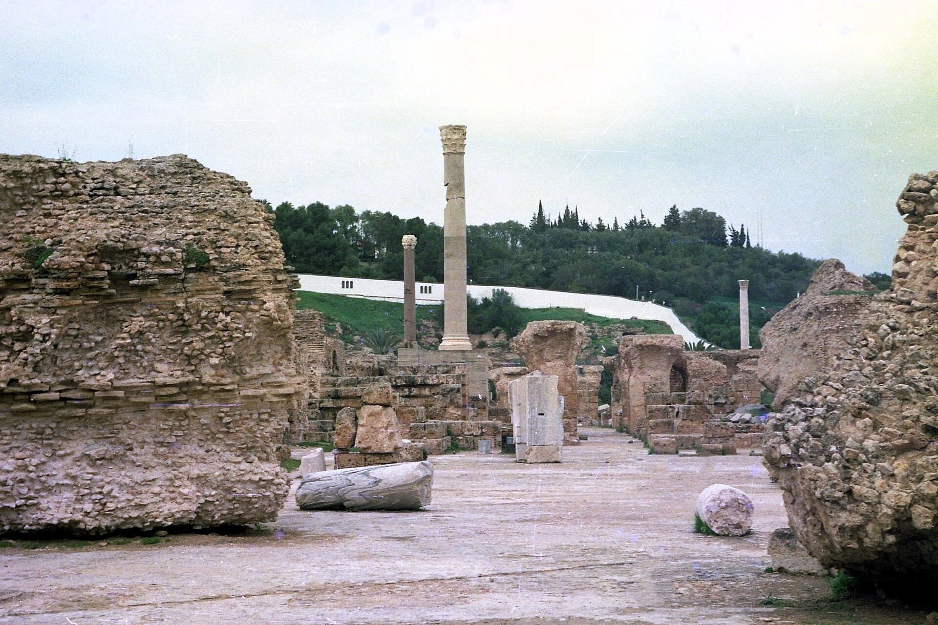 The ruins of the Antonine Baths at Carthage