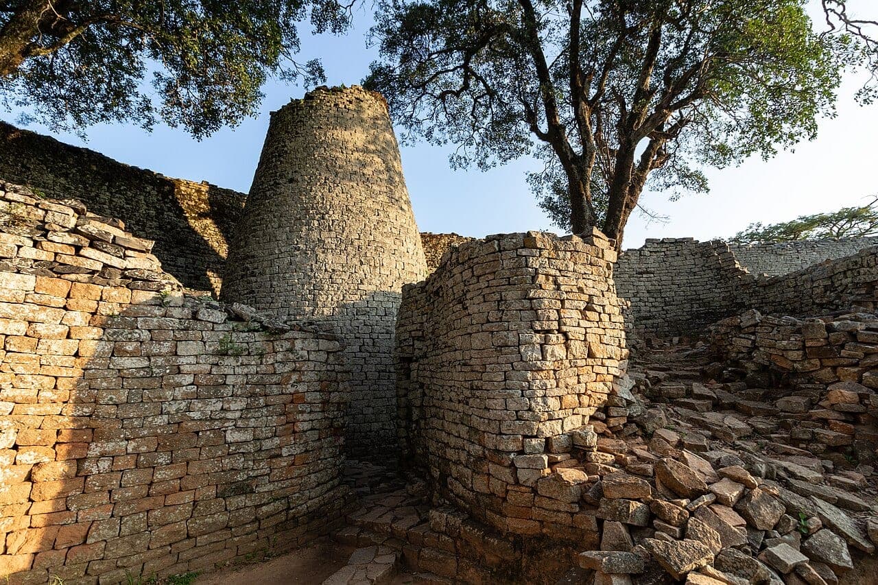 The Conical Tower in the Great Enclosure at Great Zimbabwe