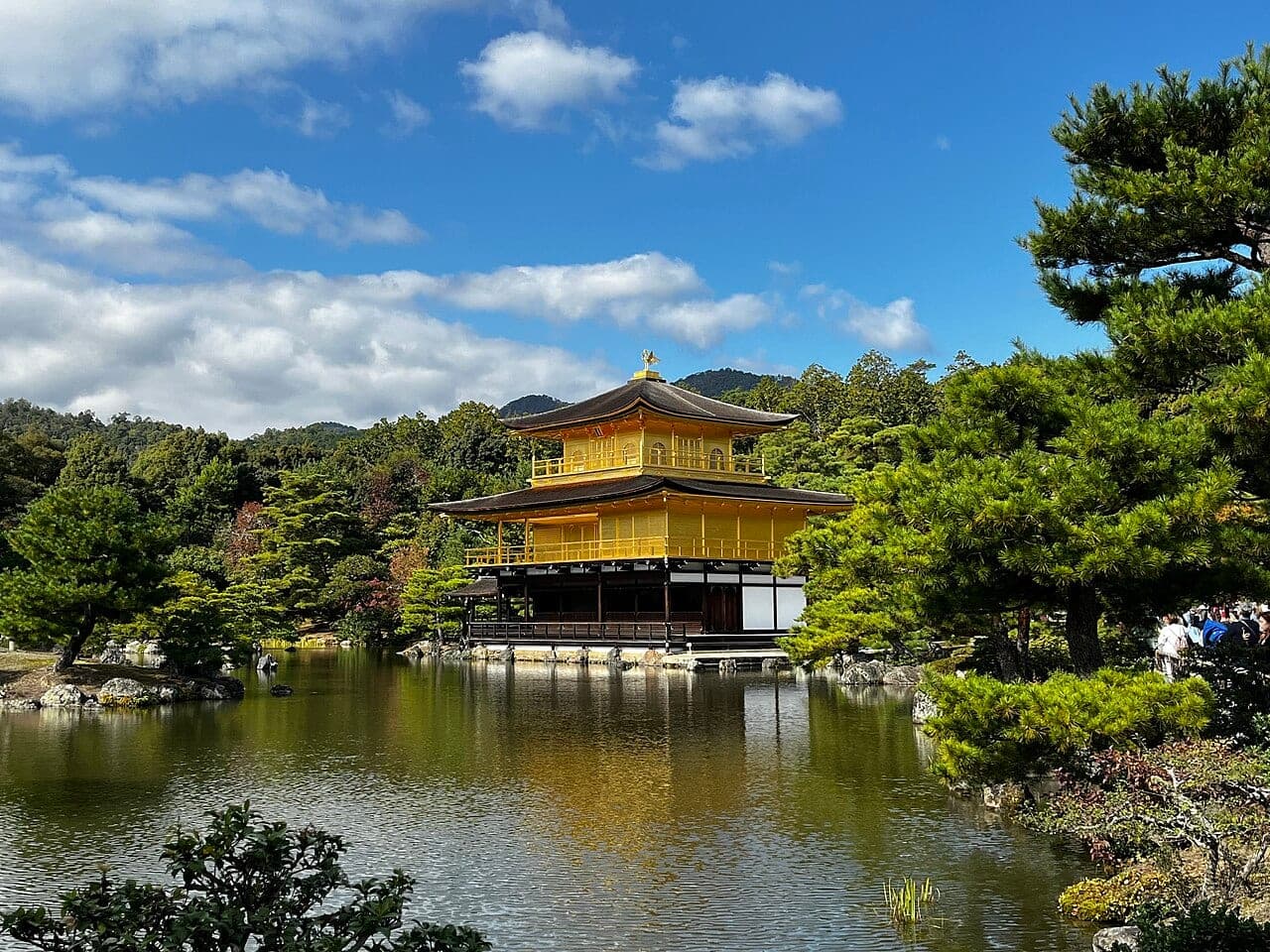 Kinkaku-ji, the Golden Pavilion, in Kyoto, Japan