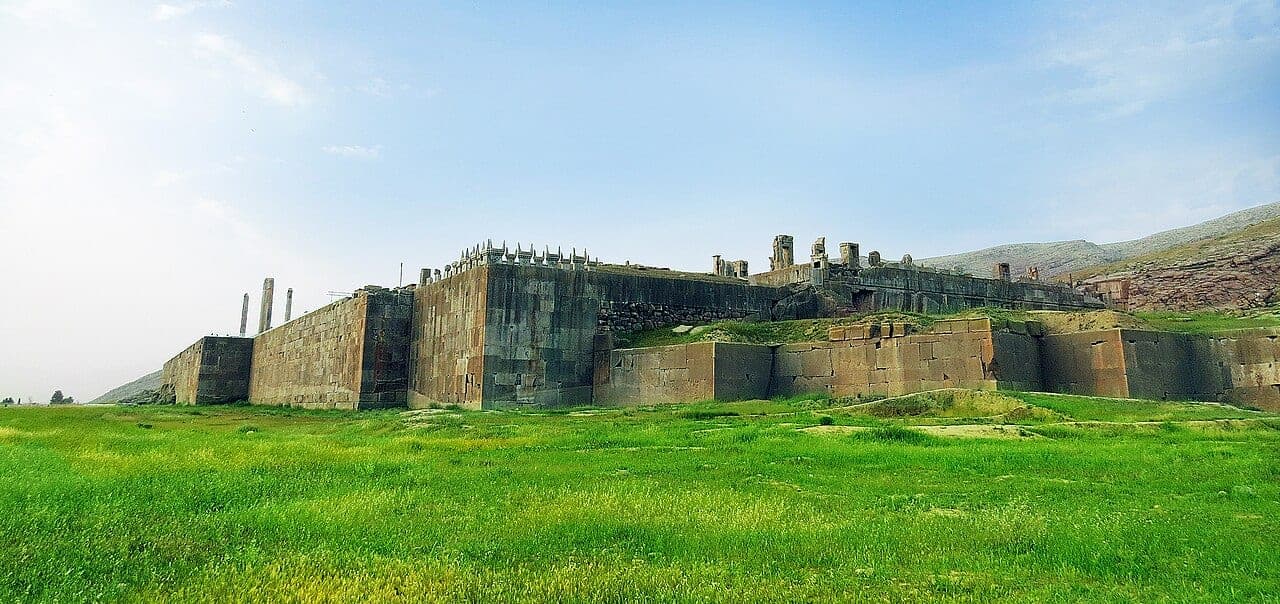The ruins of Persepolis in Fars Province, Iran