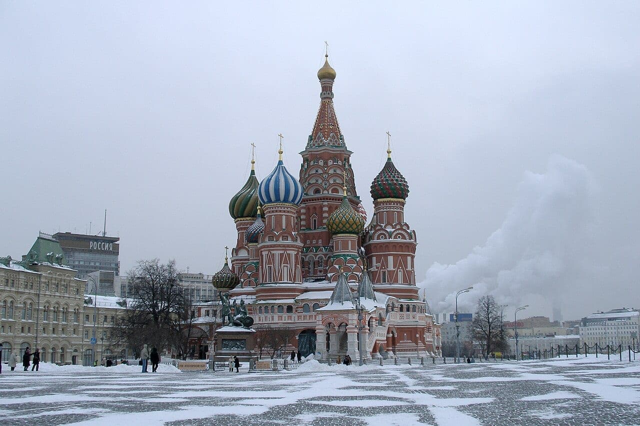 Saint Basil's Cathedral on Red Square, Moscow