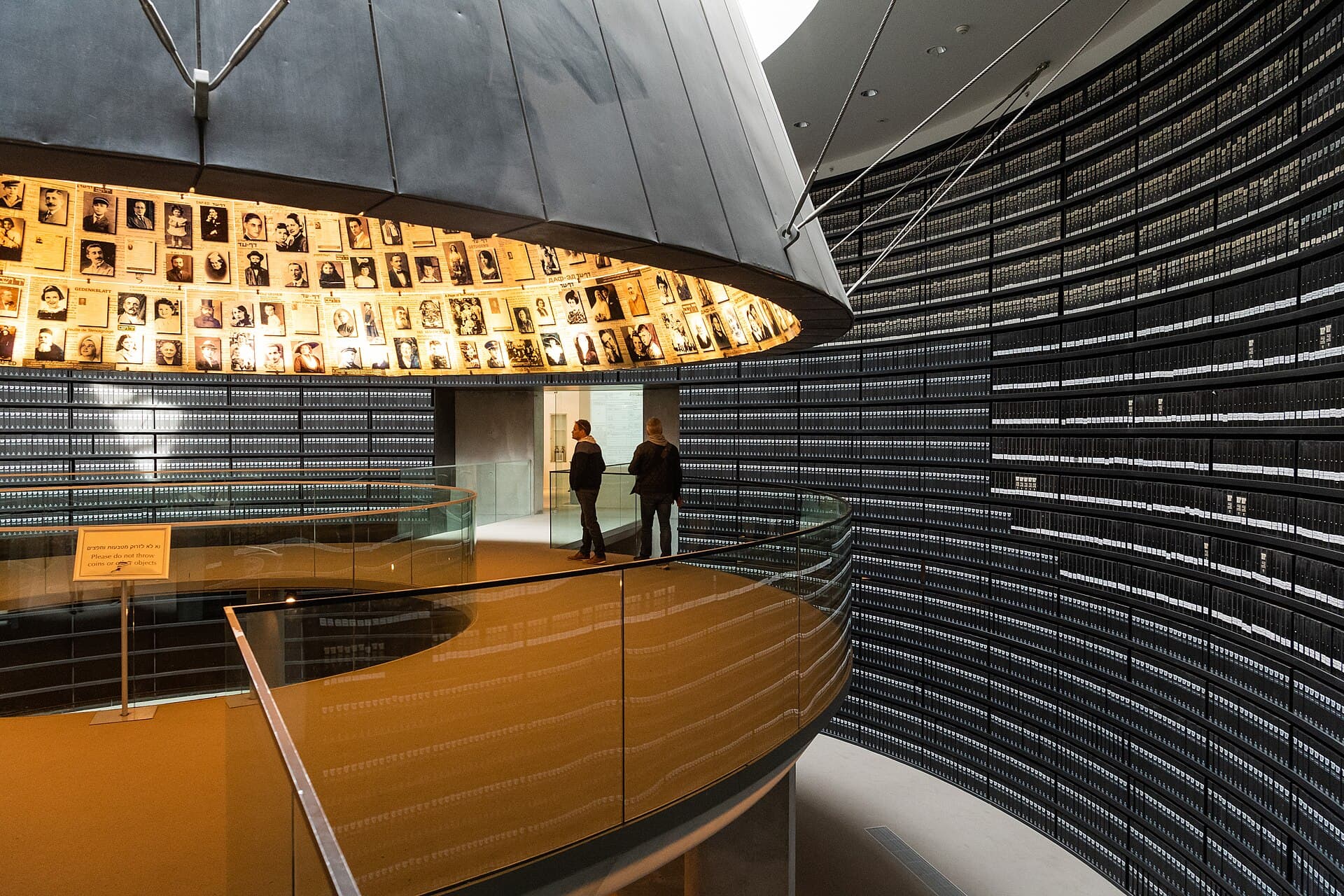 The Hall of Names at Yad Vashem