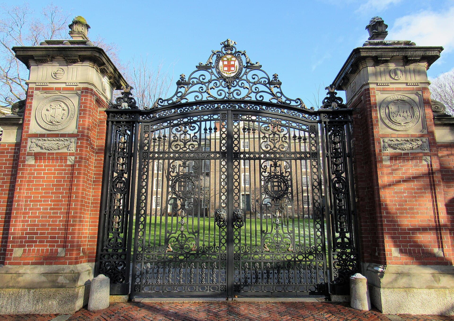 The Van Wickle Gates of Brown University