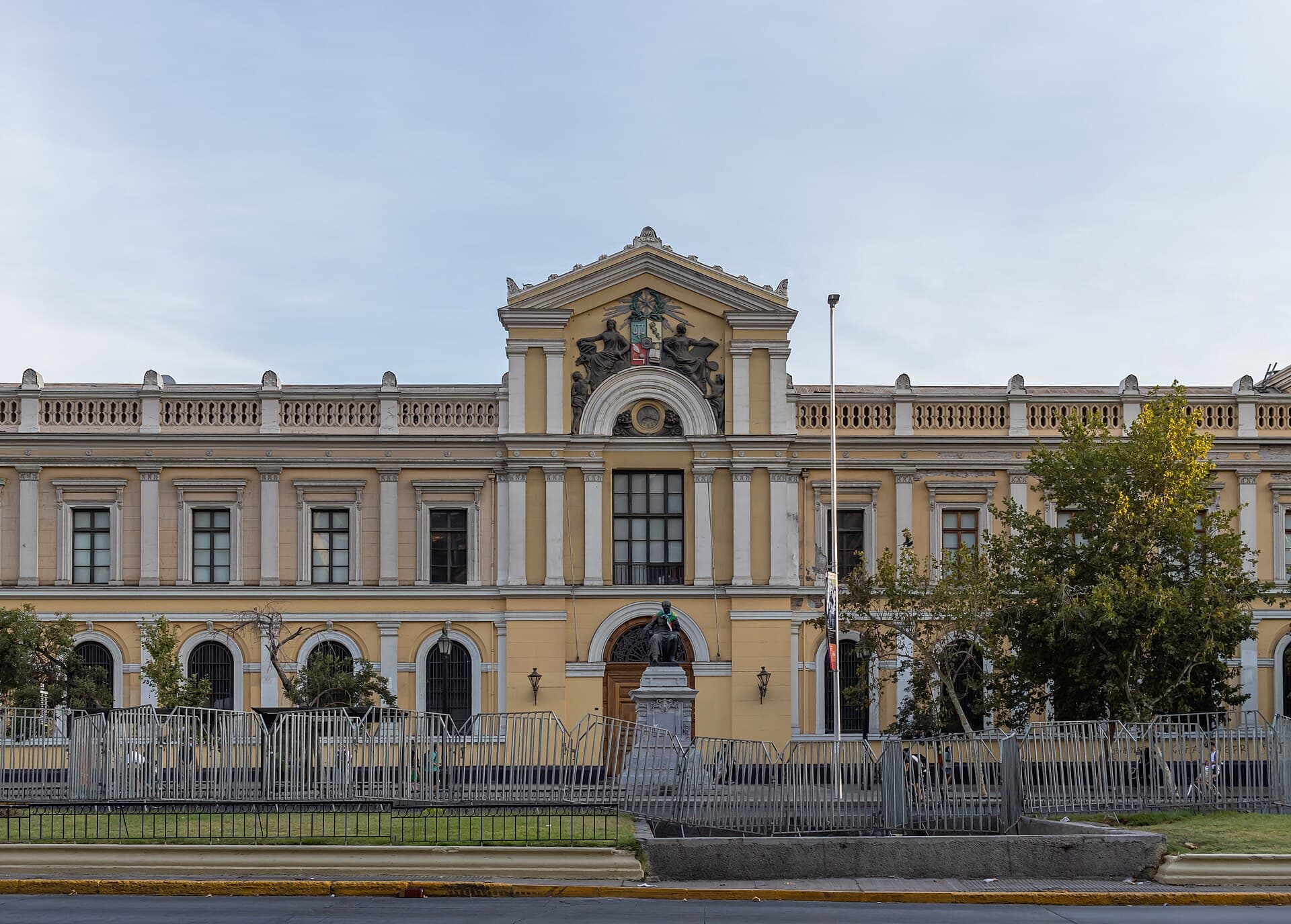 The Casa Central of the University of Chile on the Alameda in Santiago