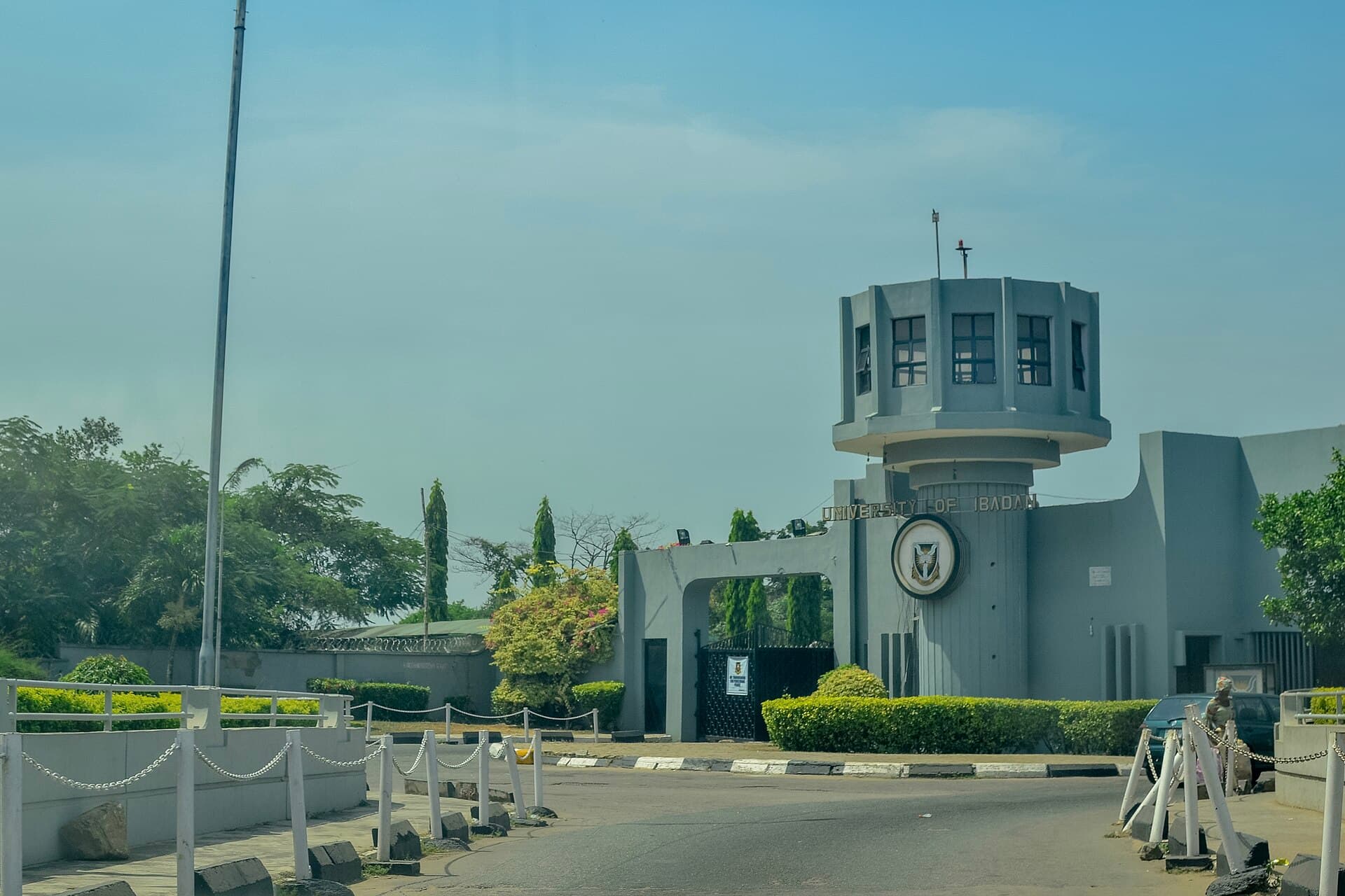 The main gate of the University of Ibadan