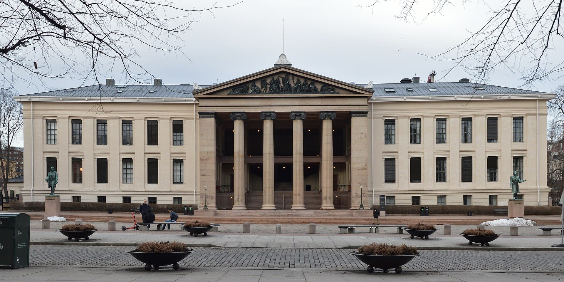 Domus Media, the central university building on Karl Johans gate in Oslo