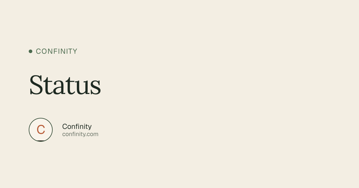 Status | Confinity